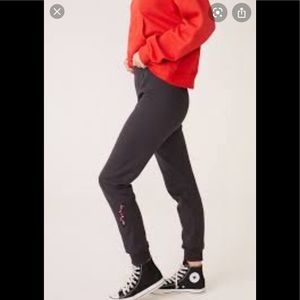 MONROW blue snake joggers